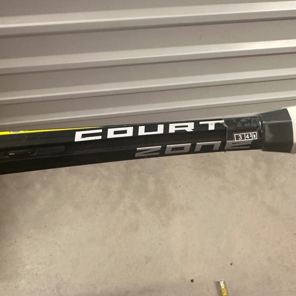 Wilson Court Zone Tennis Racquet Power Bridge Technology Yellow Black Grip 4 3/8 - Picture 10 of 14